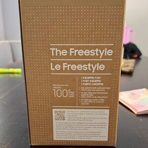 Samsung Freestyle Projector in Brown Packaging